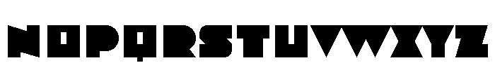 Cinema 40s Regular Font LOWERCASE
