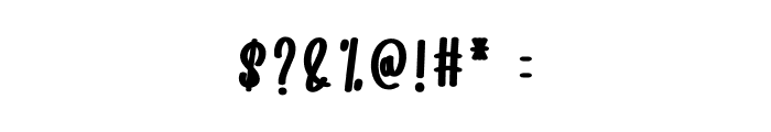 Cinematic Font OTHER CHARS