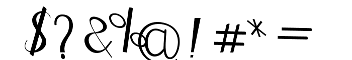 Cintella free Font OTHER CHARS