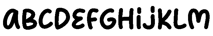 Circle Cake Font UPPERCASE