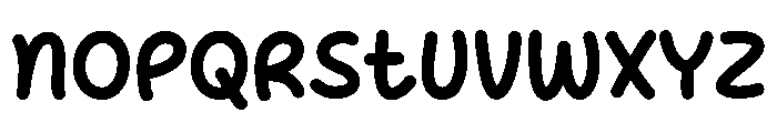 Circle Cake Font UPPERCASE