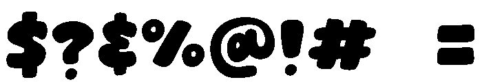 Circle Pizza Font OTHER CHARS