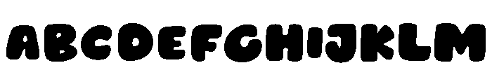 Circle Pizza Font LOWERCASE