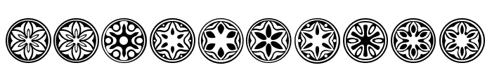 Circular Ornaments Regular Font OTHER CHARS