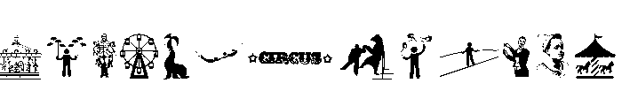 Circus and Fair Font LOWERCASE
