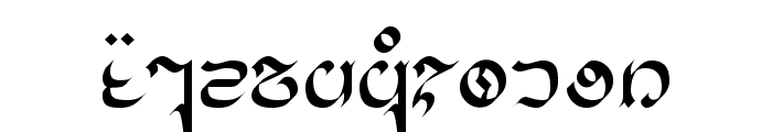 Cirnaja Calligraphy Font LOWERCASE
