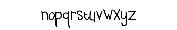 Cisca Note Font LOWERCASE