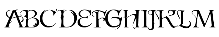 Citadel of Blackrose Font UPPERCASE