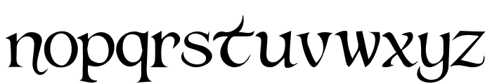 Citadel of Blackrose Font LOWERCASE