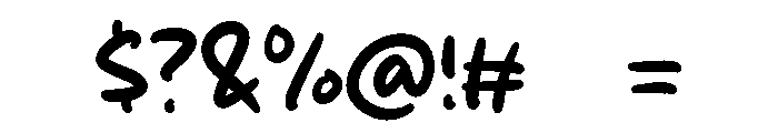 Citra Lemon Font OTHER CHARS