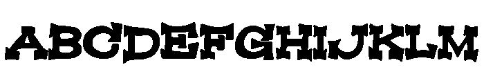 Ciudad sin Ley Font UPPERCASE