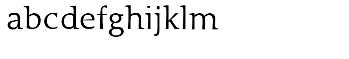 Cicero Normal Font LOWERCASE