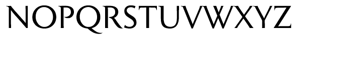 Cimiez Roman Demi Serif Font UPPERCASE