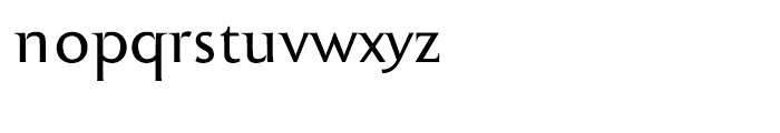 Cimiez Roman Demi Serif Font LOWERCASE