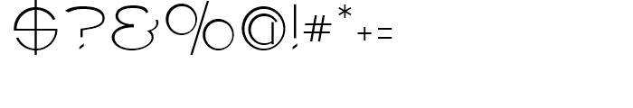 Cirflex Regular Font OTHER CHARS