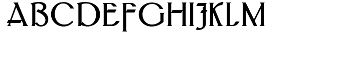 Cissarz Latein NF Regular Font UPPERCASE