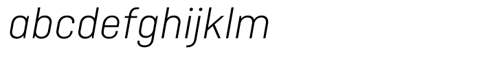 Ciutadella Light Italic Font LOWERCASE