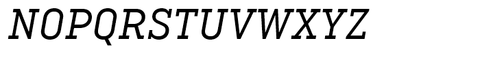 Ciutadella Slab Regular Italic Font UPPERCASE