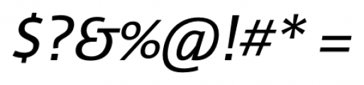Cielo Italic Font OTHER CHARS