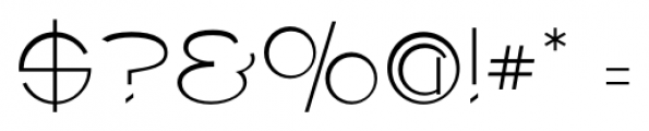 Cirflex Regular Font OTHER CHARS