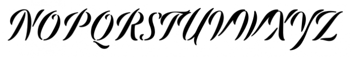 Ciseaux Regular Font UPPERCASE
