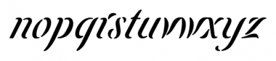 Ciseaux Regular Font LOWERCASE