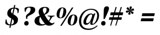 Civita ExtraBold Italic Font OTHER CHARS