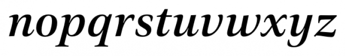 Civita Medium Italic Font LOWERCASE