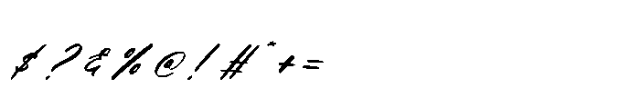 Ciaters Gangster Italic Italic Font OTHER CHARS