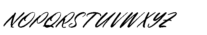 Ciaters Gangster Italic Italic Font UPPERCASE