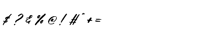 Ciaters Gangster Regular Font OTHER CHARS