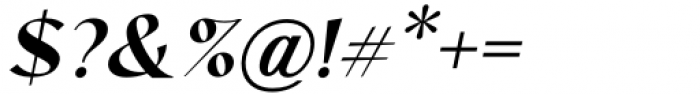 Cicada Bold Italic Font OTHER CHARS
