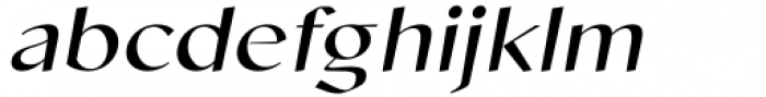 Cicada Regular Italic Font LOWERCASE