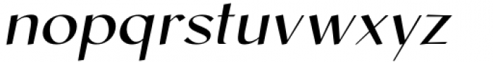 Cicada Regular Italic Font LOWERCASE