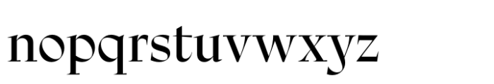 Ciclo Display Regular Font LOWERCASE