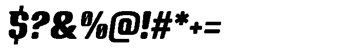 Cidway Font OTHER CHARS