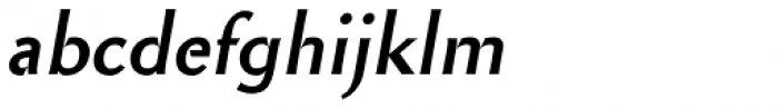 Cimiez Bold Italic Font LOWERCASE