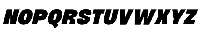 Cimo One  Italic Font UPPERCASE