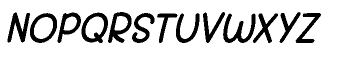 Cinamoon Italic Font UPPERCASE