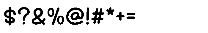 Cinamoon Regular Font OTHER CHARS