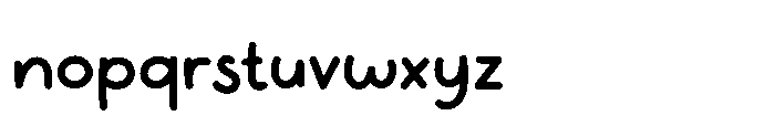 Cinamoon Regular Font LOWERCASE