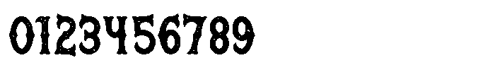 Cinco De Mayo Rough Font OTHER CHARS