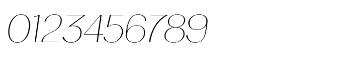 Cinedics Extra Light Italic Font OTHER CHARS