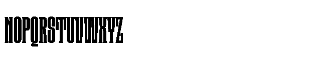 Cinema Black Font UPPERCASE
