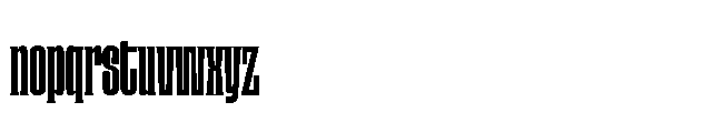 Cinema Black Font LOWERCASE