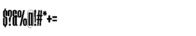 Cinema ExtraBold Font OTHER CHARS
