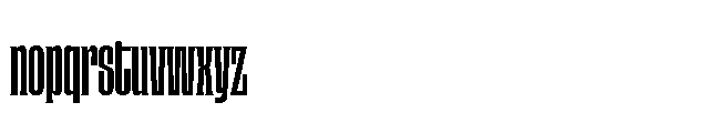 Cinema ExtraBold Font LOWERCASE