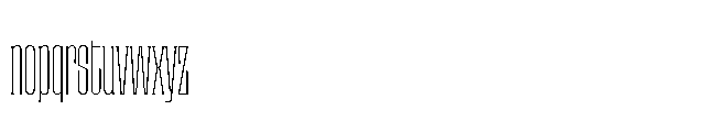 Cinema ExtraLight Font LOWERCASE