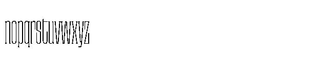 Cinema Light Font LOWERCASE