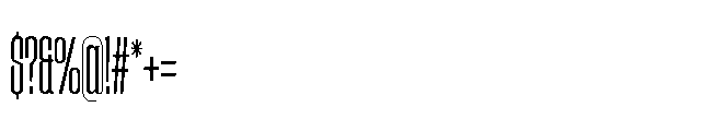 Cinema Medium Font OTHER CHARS